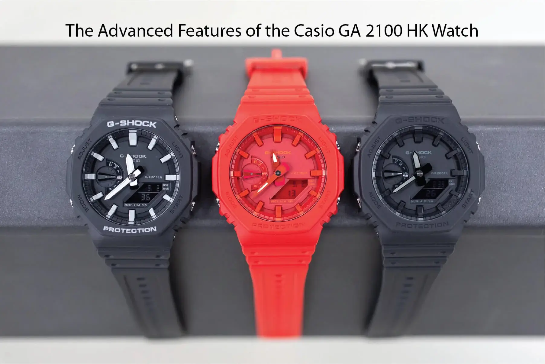 Features of the Casio GA 2100 HK Watch